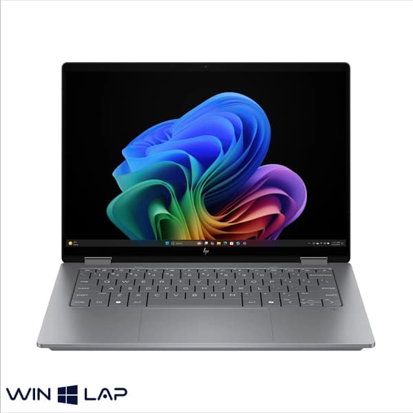 لپ تاپ HP مدل OmniBook X – 14.1 Touch – پردازنده Snapdragon X Elite X1 – E78100 – گرافیک Qualcomm Adreno GPU حافظه RAM 16GB حافظه هارد SSD 1TB