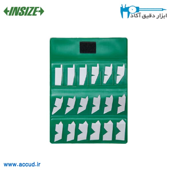 ست شابلون زاویه سنج 18 عددی INSIZE (با گارانتی رسمی شرکت اینسایز) مدل 4807