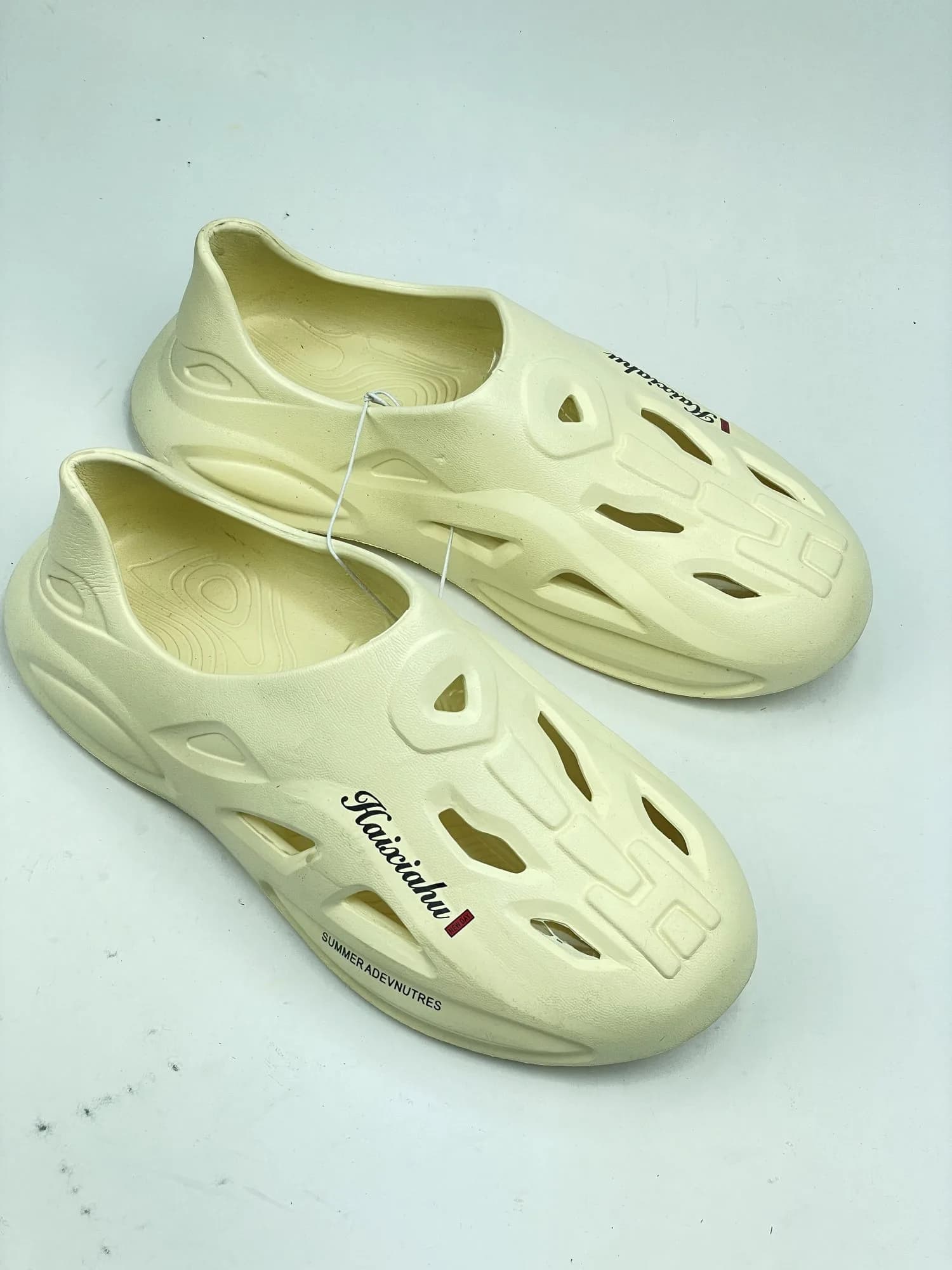 اسلیپر ادیداس یززی adidas yeezy تزریق eva ایویا کرم دهنه دار — تصویر ۲