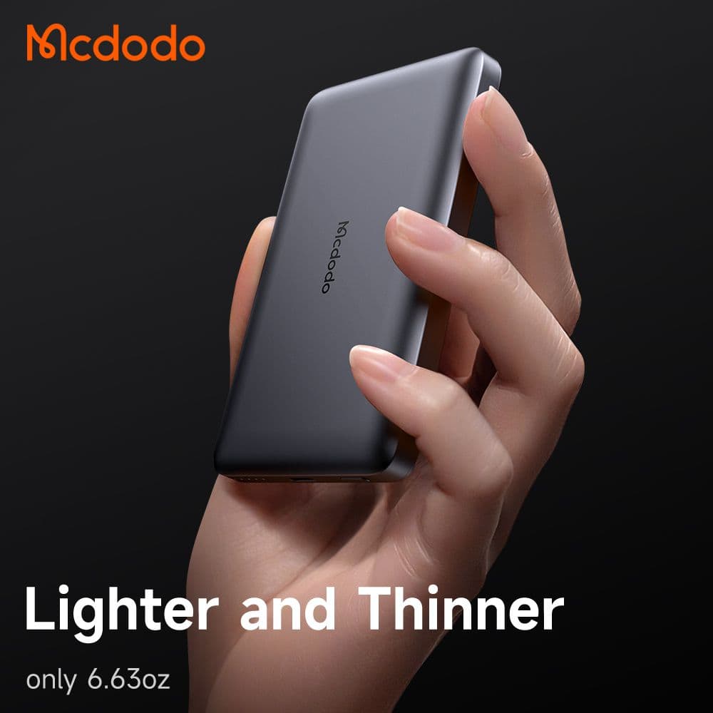 پاوربانک وایرلس مگ سیف 20وات 10000 مک دودو مدل MCDODO MC-465 بهمراه کابل شارژ — تصویر ۵
