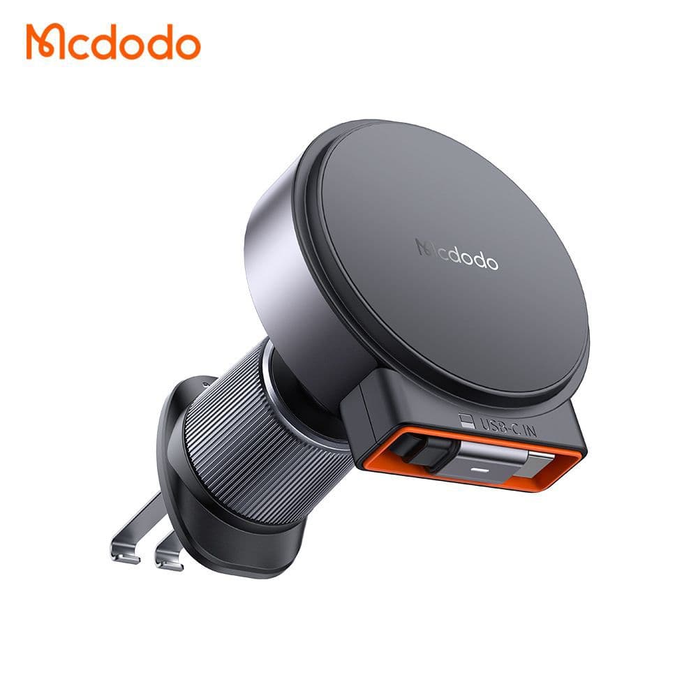 هولدر دریچه کولری وایرلس شارژر 15وات مک دودو مدل MCDODO CH-3000 با کابل جمع شونده — تصویر ۸