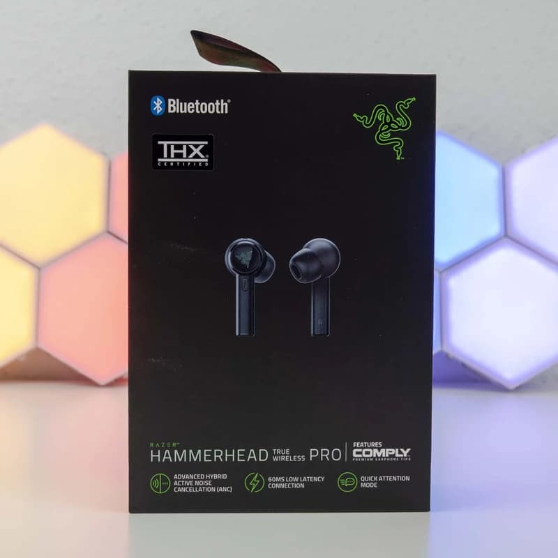 هدست مخصوص بازی بلوتوثی ریزر مدل Hammerhead True Wireless Pro — تصویر ۳