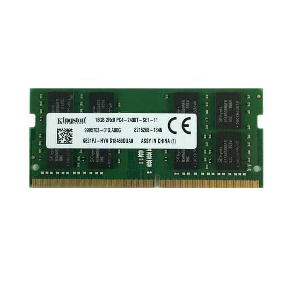 رم لپ تاپ کینگستون تک کاناله Kingston RAM 2400MHz CL17 DDR4 16GB PC4 2400T