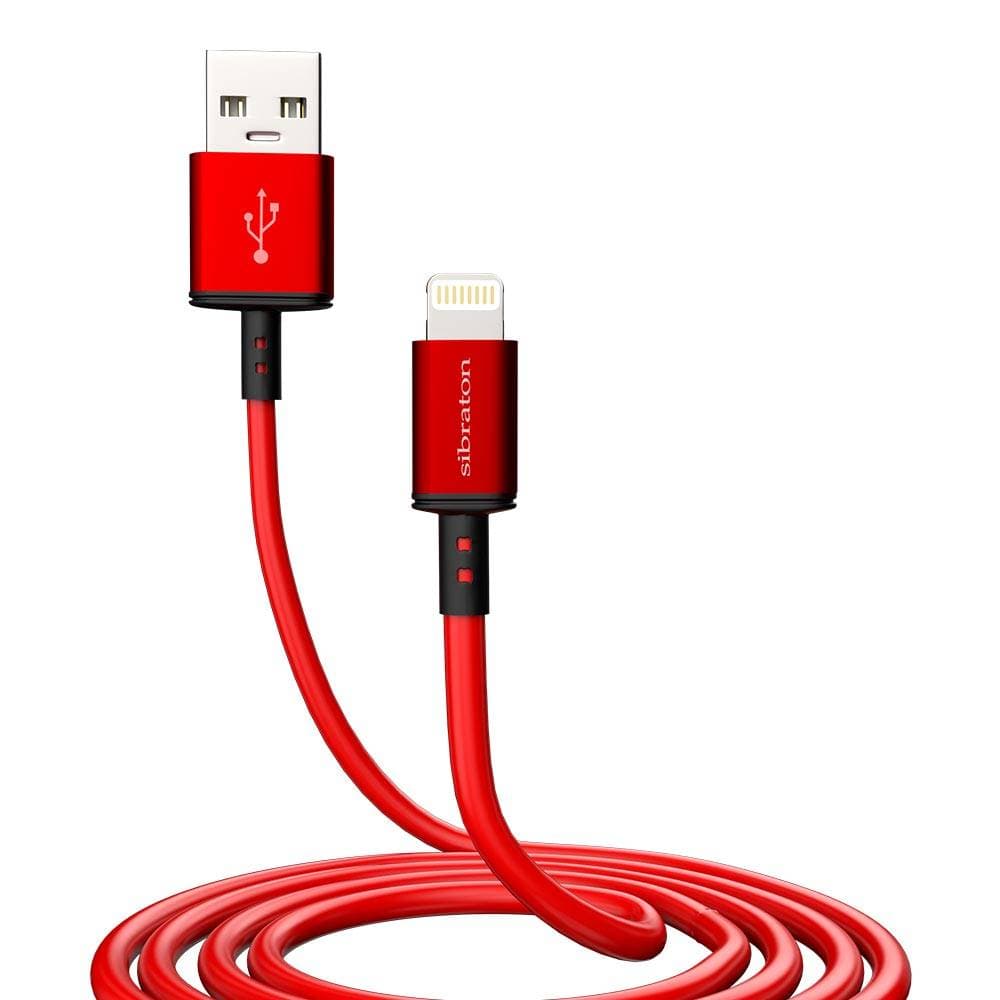 کابل شارژر لایتنینگ سیبراتون مدل Sibraton Cable S232 i طول 1.1 متر با گارانتی 12 ماهه شرکتی