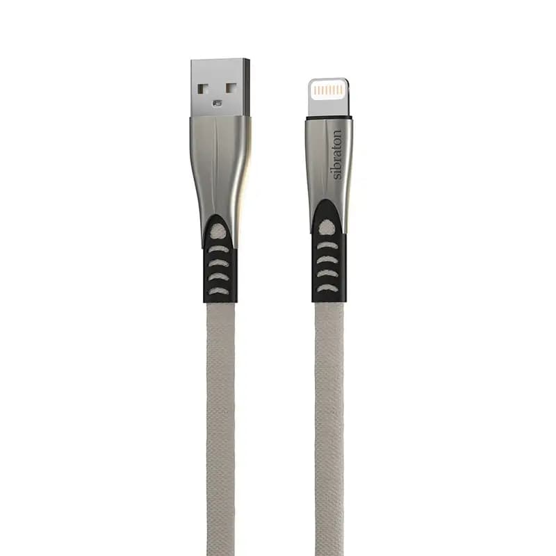 کابل شارژر لایتنینگ سیبراتون مدل Cable Sibraton S 255 (i) طول 1.1 متر با گارانتی 12 ماهه شرکتی — تصویر ۳