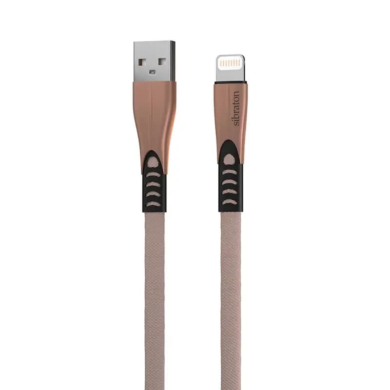 کابل شارژر لایتنینگ سیبراتون مدل Cable Sibraton S 255 (i) طول 1.1 متر با گارانتی 12 ماهه شرکتی — تصویر ۲