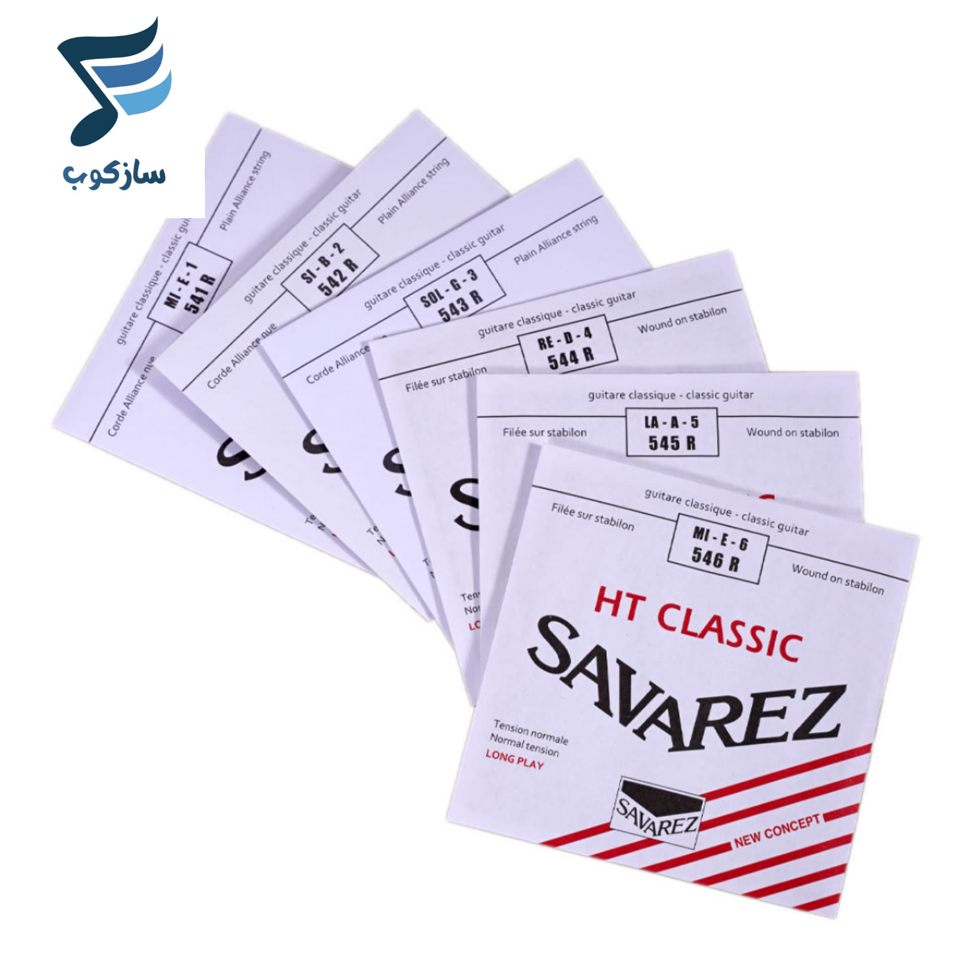 سیم گیتار کلاسیک Savarez مدل 540R — تصویر ۴