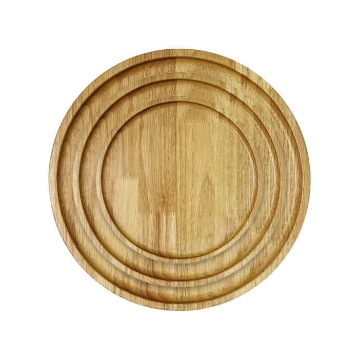 ست 3 عددی تخته سرو چوبی دایره ای