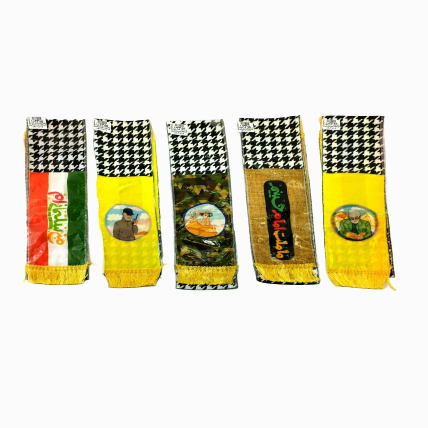 چفیه شالی مخمل چاپدار طرح های متنوع کودکانه و شهید سلیمانی-105در11 سانت کد 103385