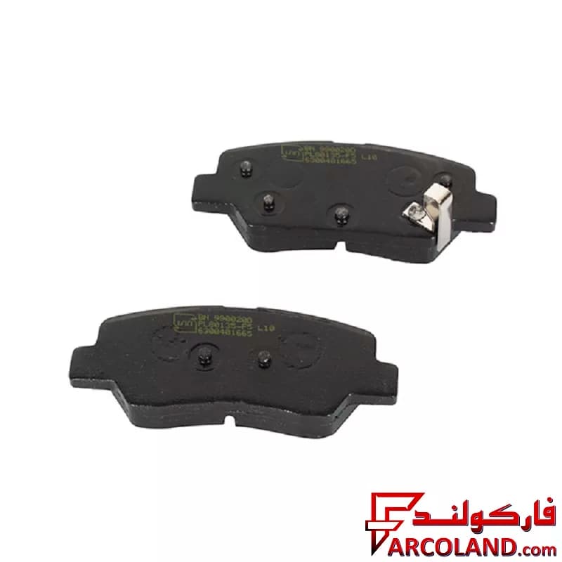 لنت ترمز عقب پارس مدل PL80135 صادراتی مناسب پژو 206 تیپ 5 (مدل رانایی) — تصویر ۲
