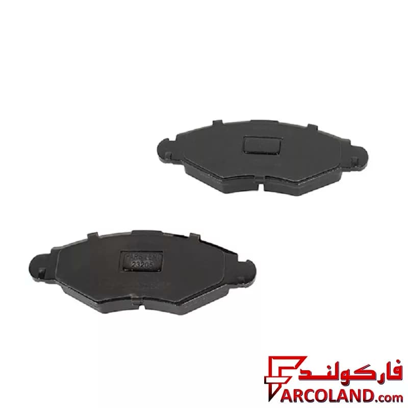 لنت ترمز جلو پارس مدل PL23597 صادراتی مناسب پژو 206 تیپ 2 — تصویر ۲