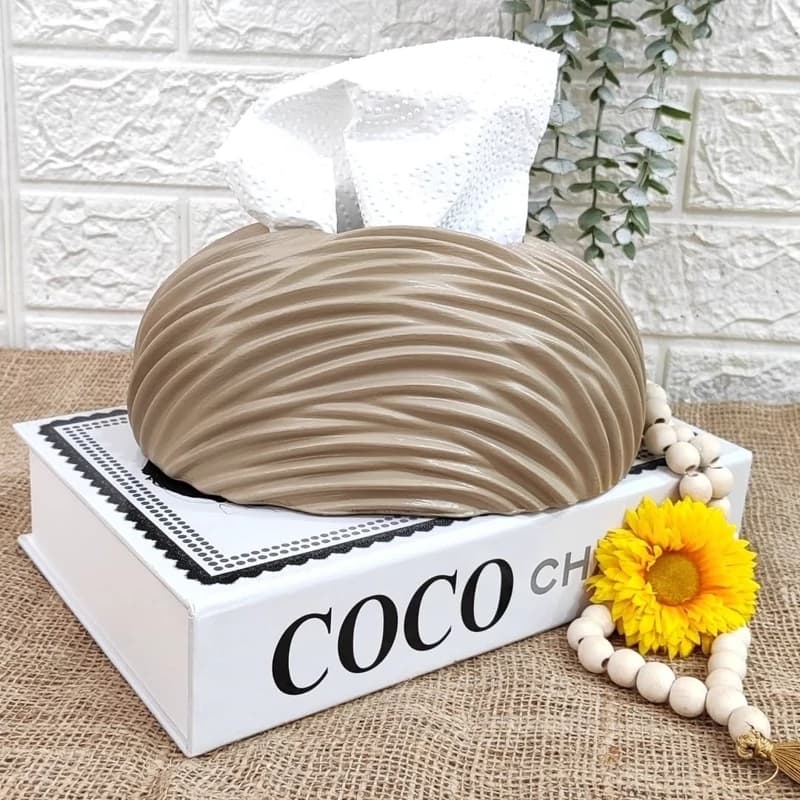 جا دستمال کاغذی رومیزی طرح چروک