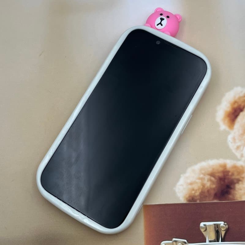 قاب گوشی Redmi Note 12 4G شیائومی Toy Friend عروسکی برجسته ضد ضربه محافظ لنز دار طرح خرگوش کد 547369 — تصویر ۲