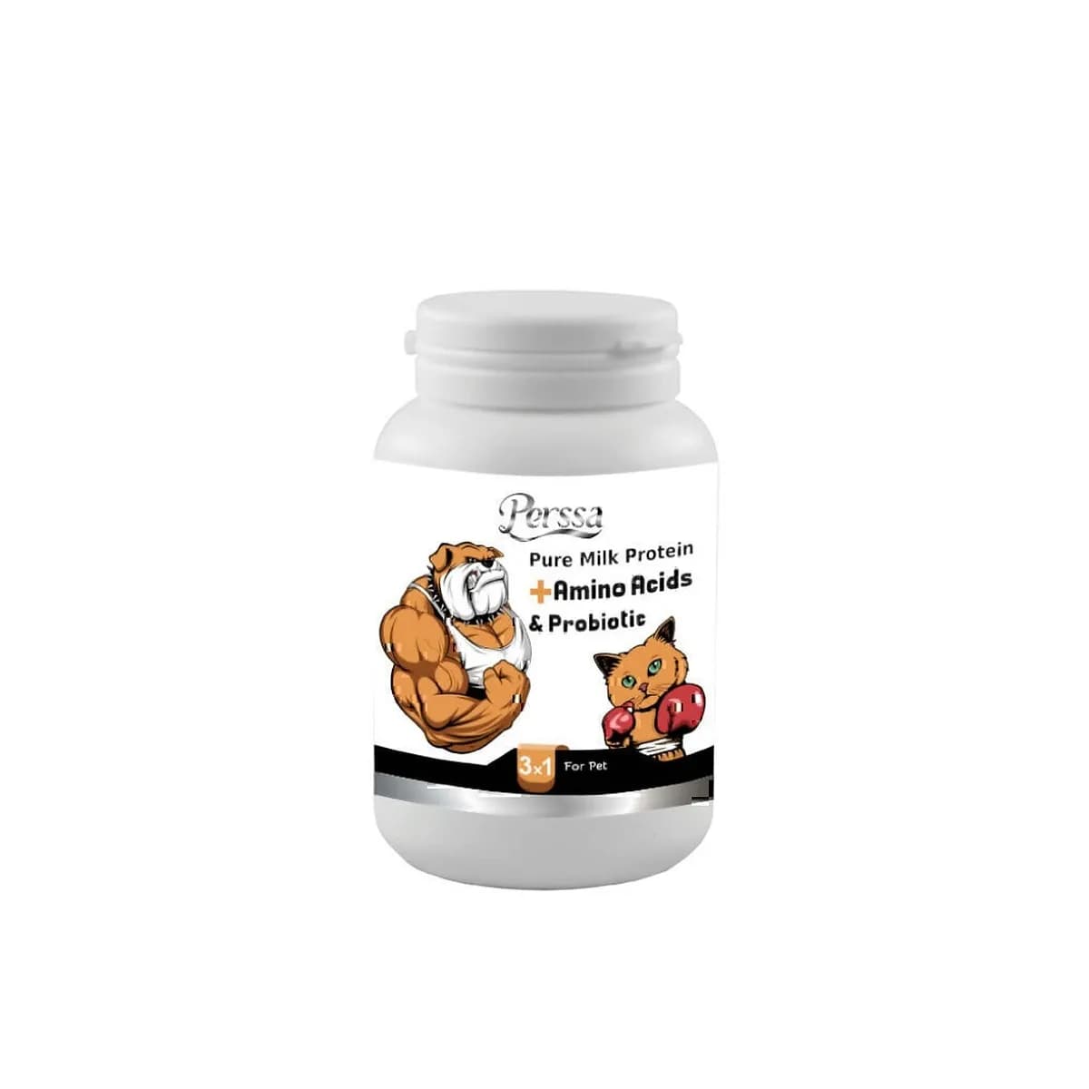 پودر اسیدهای آمینه و پروتئین سگ و گربه پرسا Persa Amino Acids Powder وزن 200 گرم