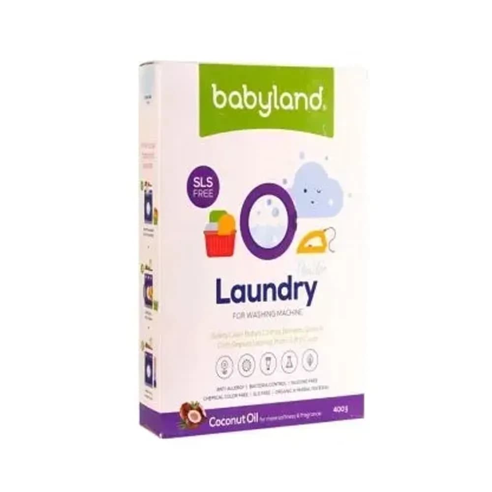 پودر صابون ماشین لباسشویی با روغن نارگیل بیبی لند Baby Land