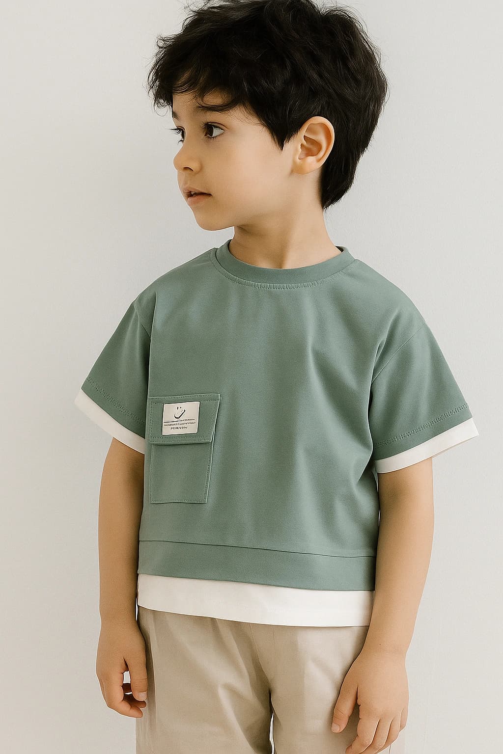 تیشرت پسرانه مرينو Merino کد 1735