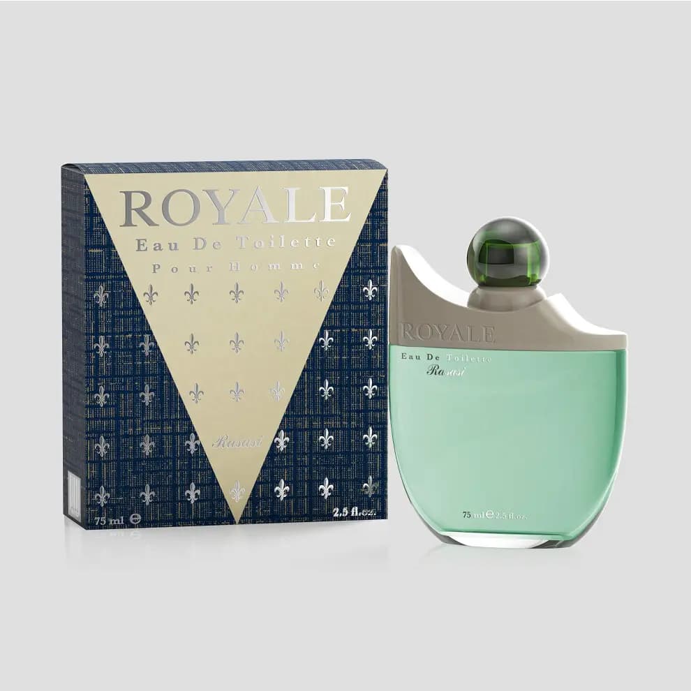 عطر ادکلن رصاصی رویال سبز مردانه اصل | Rasasi Royale — تصویر ۲