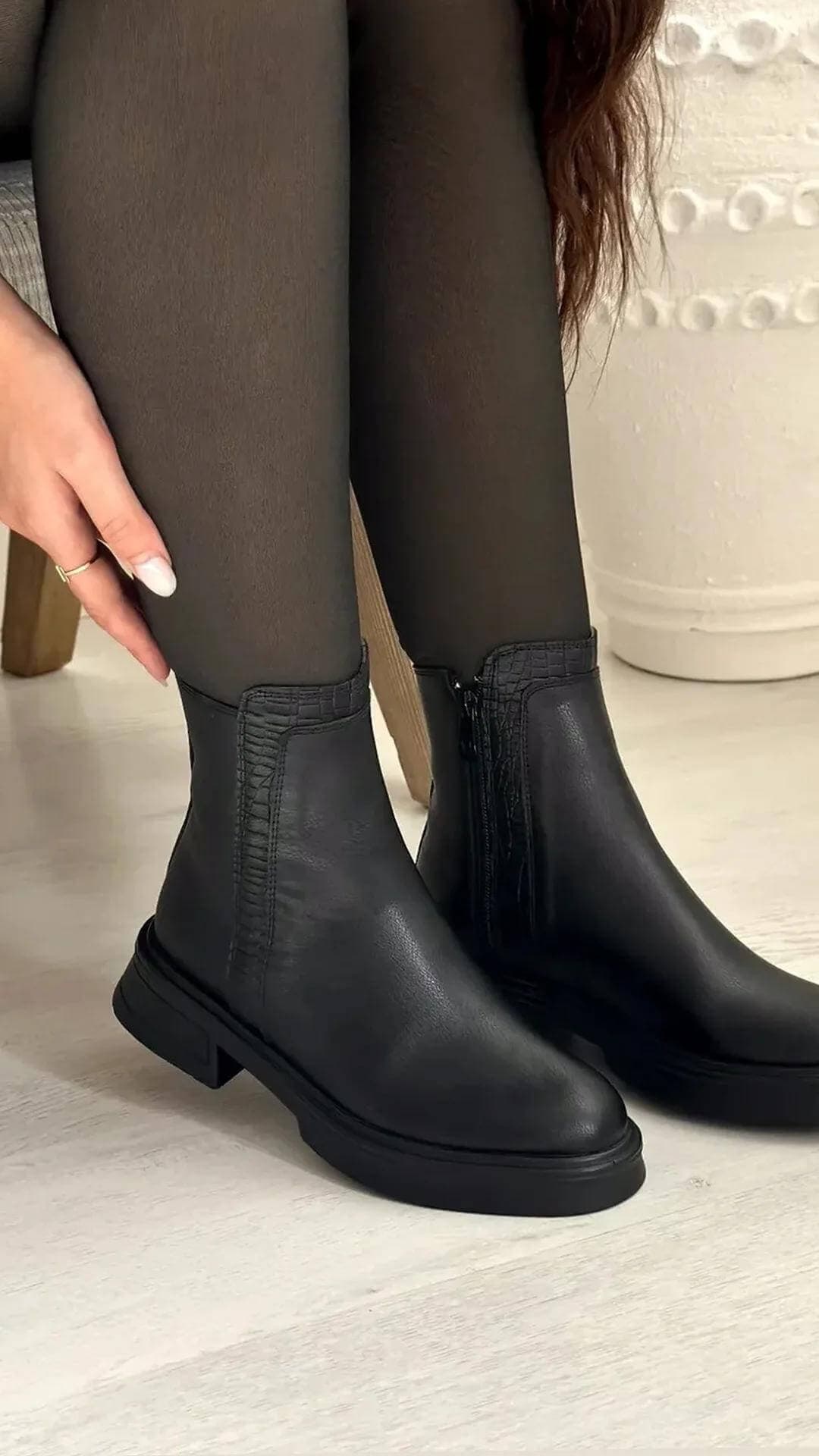 نیم بوت مدل سنگی — تصویر ۲