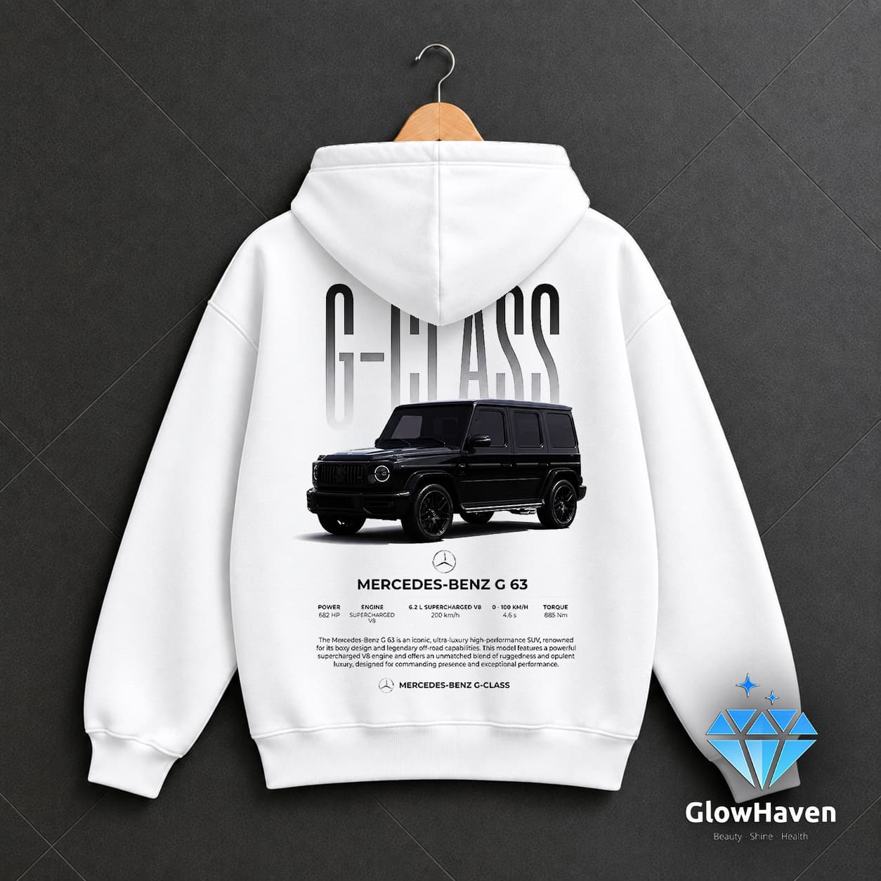 هودی پنبه ترک مچینس G-Class — تصویر ۲