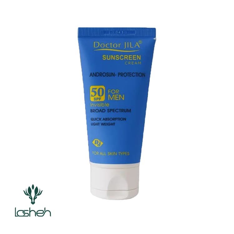 کرم ضد آفتاب آندروسان پروتکشن SPF50 دکتر ژیلا مناسب آقایان — تصویر ۲