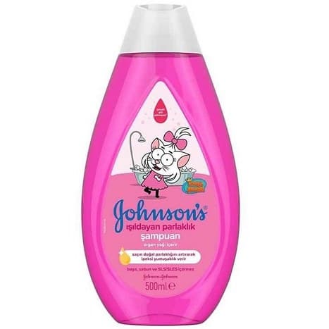 شامپو بچه جانسون درخشان کننده حاوی روغن آرگان حجم 500میل Jhonson