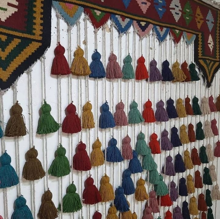 سردری گلیمی پشمی کد 10376 — تصویر ۳
