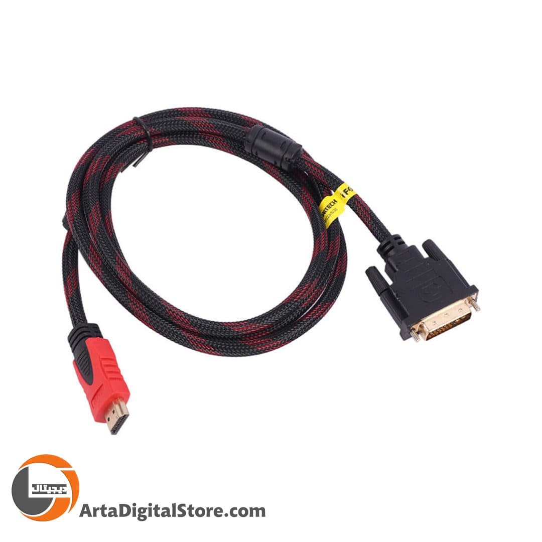 کابل HDMI To DVI Ifortech Black طول 1.5m