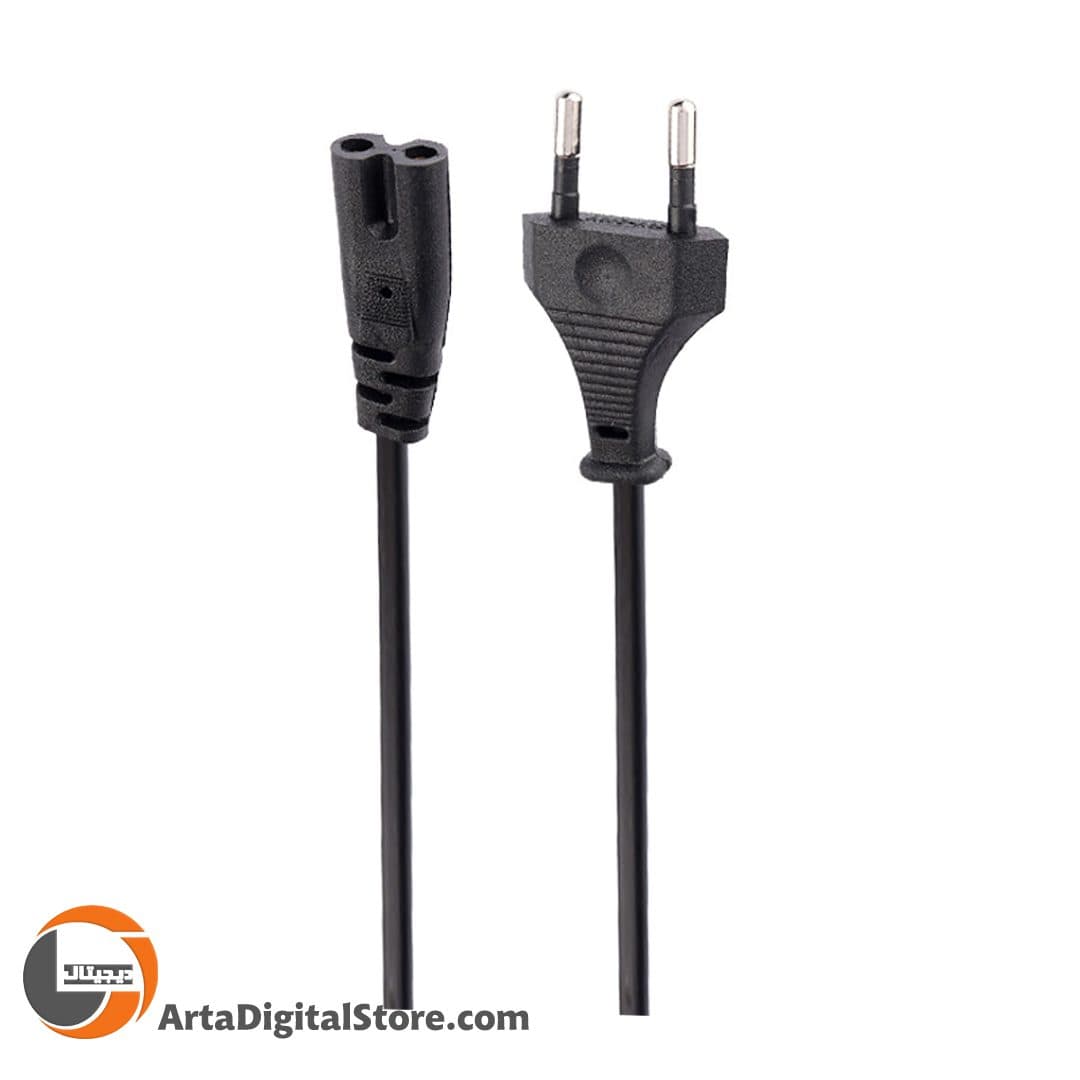 کابل برق دوپین Kaiser 1.5m Black — تصویر ۲
