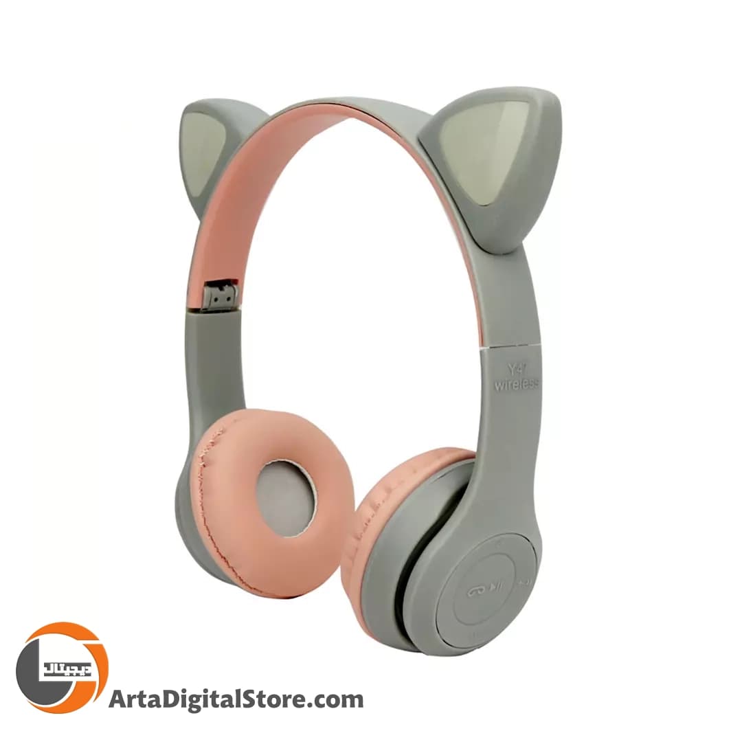 هدفون بلوتوثی HeadPhone Bluetooth P47M Gray — تصویر ۲