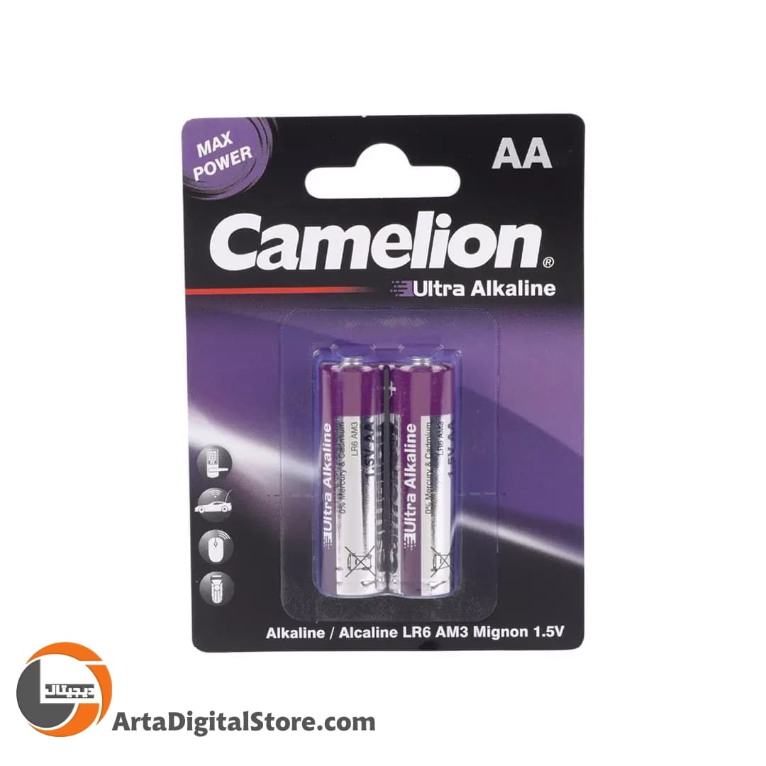 باتری نیم قلمی Camelion Ultra Alkaline LR6 AM3
