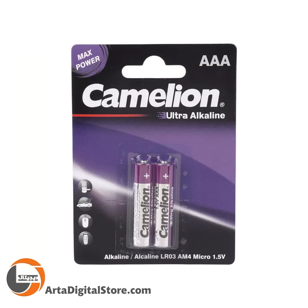 باتری نیم قلمی Camelion Ultra Alkaline LR03 AM4