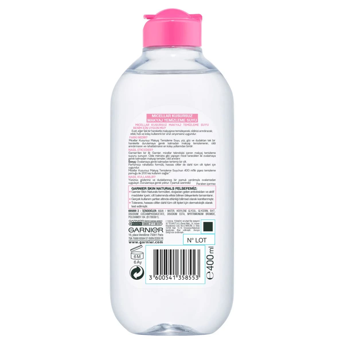 میسلار واتر گارنیه | 400ml — تصویر ۲