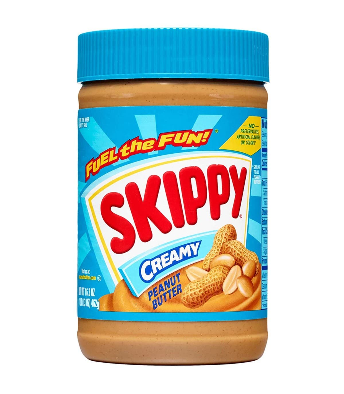 Skippy کره بادام زمینی کرمی بدون گلوتن 462 گرمی اسکیپی