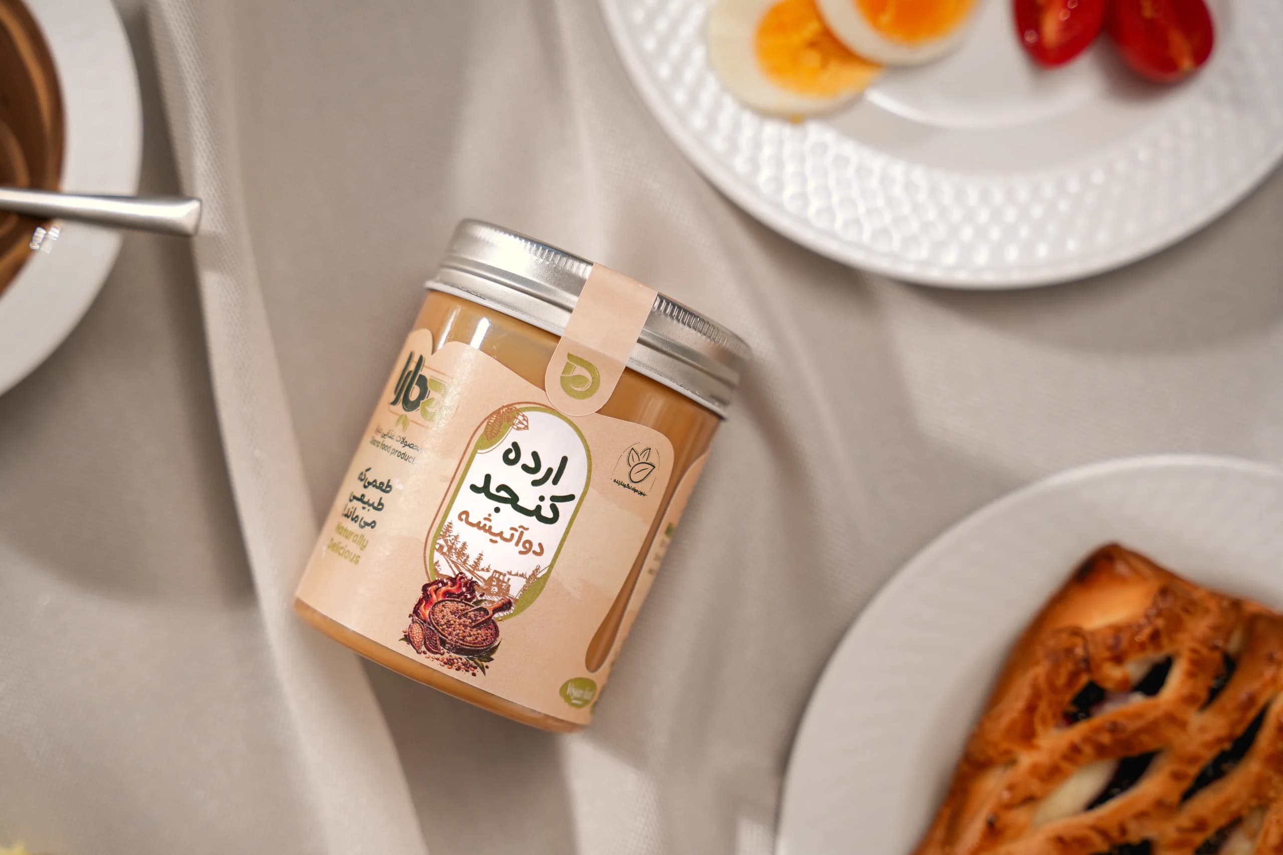 ارده کنجد دو آتیشه 700 گرم — تصویر ۲