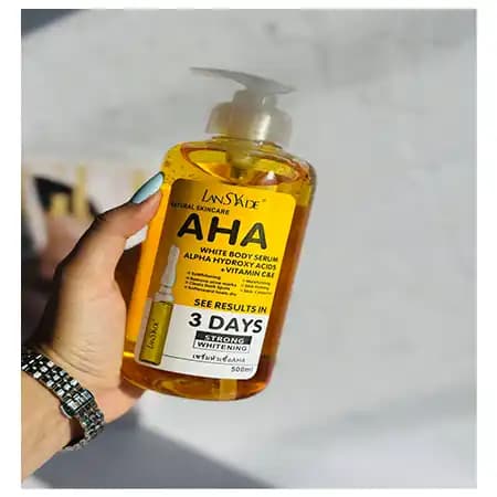 سرم روشن کننده بدن AHA حجم 500 میل — تصویر ۳