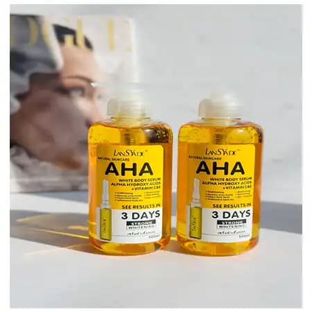 سرم روشن کننده بدن AHA حجم 500 میل — تصویر ۲