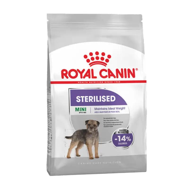 غذای خشک سگ عقیم شده نژاد کوچک رویال کنین ۳ کیلوگرم | Royal Canin Mini Sterilised - پیشی هاپو
