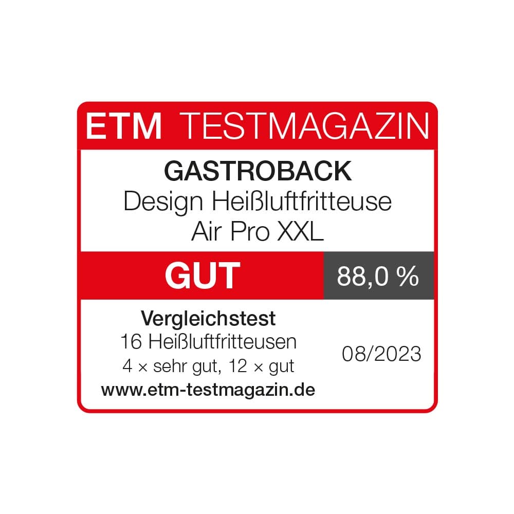 سرخکن و هواپز پیشرفته گاستروبک Gastroback 42583 – گارانتی شرکت دریا — تصویر ۶