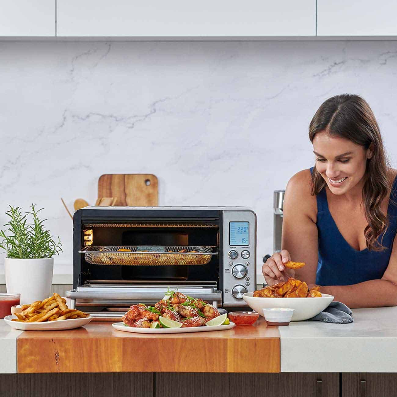 آون توستر و سرخ کن بدون روغن Air Fry و فر حرفه ای پیشرفته سیج مدل Sage SOV860BSS – گارانتی رسمی شرکتی — تصویر ۷