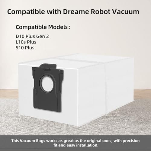 پاکت جارو رباتیک مناسب دریم مدل Dreame D10 Plus Gen 2/L10s Plus/S10 Plus ( ارسال 10 الی 15 روز کاری) — تصویر ۴
