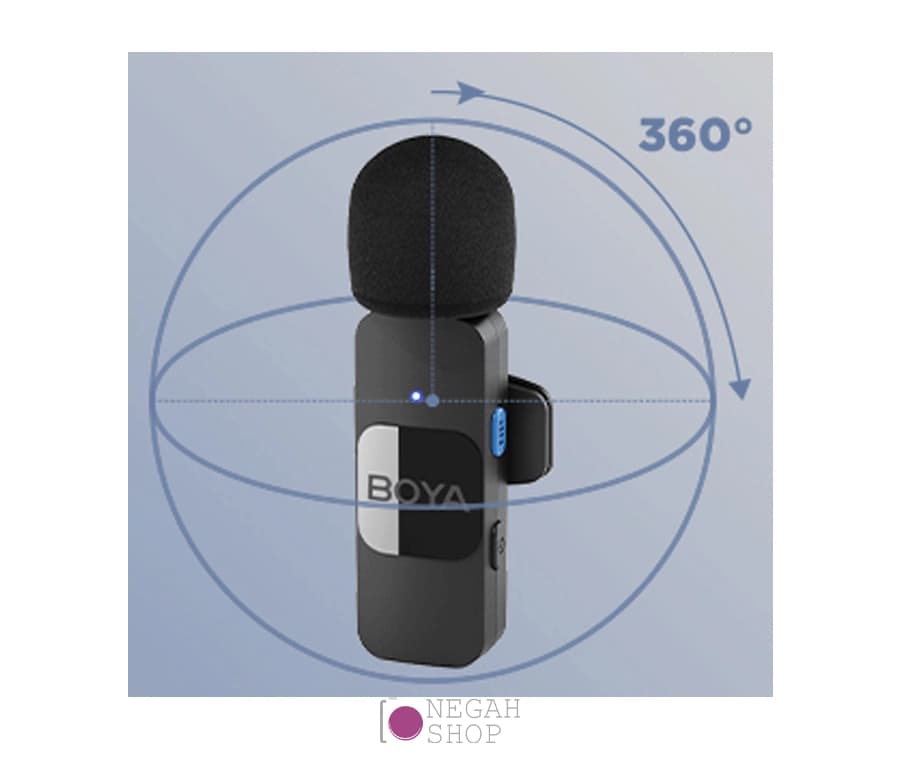 میکروفون بی سیم Boya BY-V10 Type-C — تصویر ۸