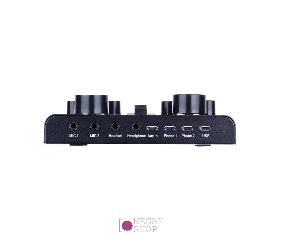 میکروفون کاندنسر Gem Audio GA-800 به همراه کارت صدا V8 Plus — تصویر ۷