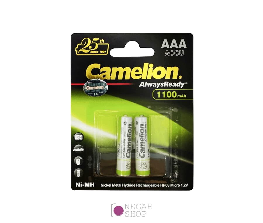 باتری نیم قلمی قابل شارژ Camelion AlwaysReady 1100