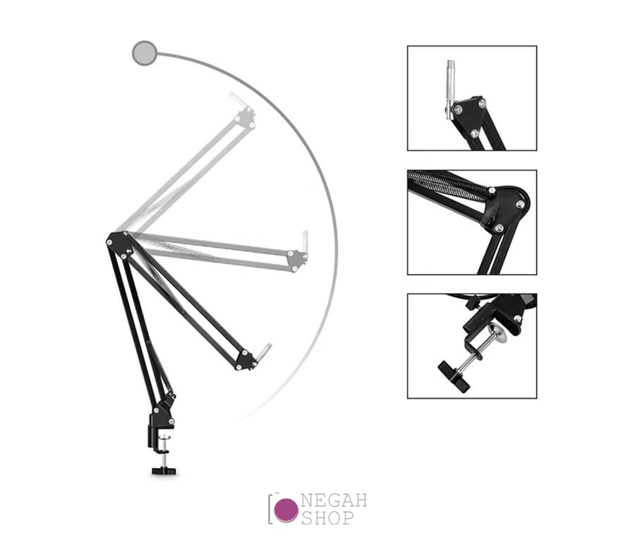 میکروفون استودیویی Zomei BM800 به همراه کارت صدا V8 — تصویر ۴