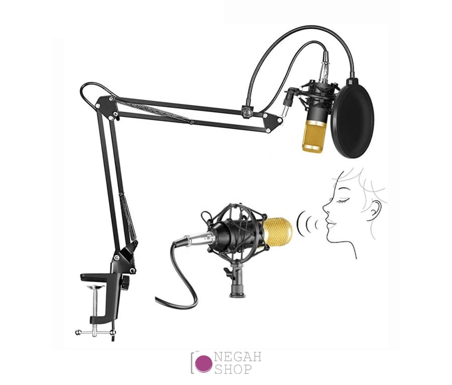 میکروفون استودیویی Zomei BM800 به همراه کارت صدا V8 — تصویر ۳