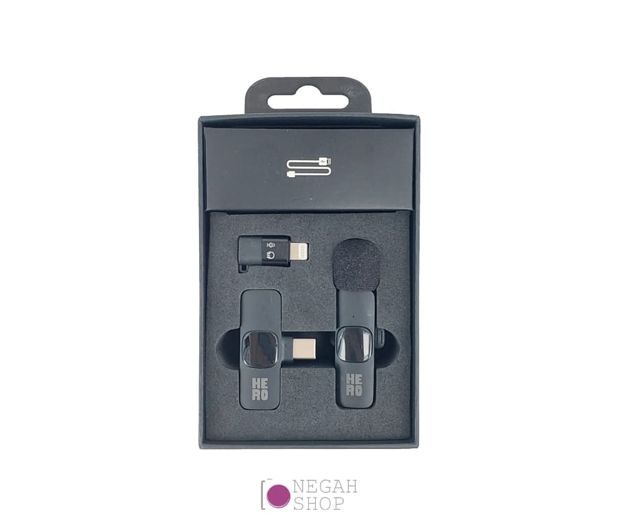 میکروفون بی سیم Hero K8 تک کاناله — تصویر ۴