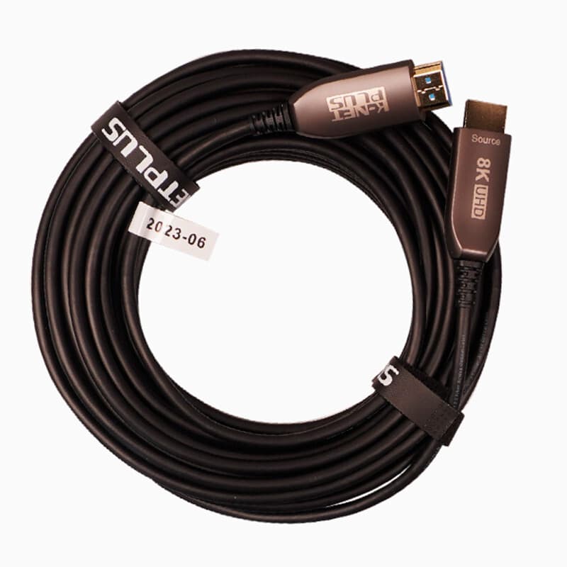 کابل HDMI 8K فیبر نوری کی نت پلاس KP-A161 طول 30 متر — تصویر ۴