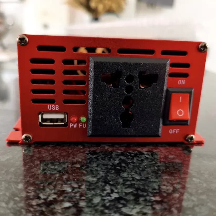 اینورتر مبدل برق خودرو 12 به 220 ولت 500 وات مدل power inverter ‏(ARX) — تصویر ۲