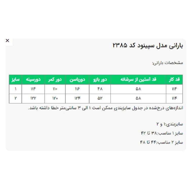 بارانی زنانه السانا مدل سپینود کد 238537 رنگ سبز کله غازی — تصویر ۶