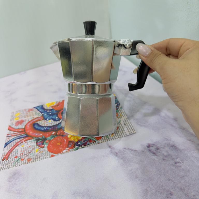 موکاپات (قهوه جوش) سیلور سه حجم کد 2072 — تصویر ۲